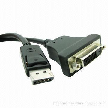 DisplayPort Male to DVI Female Cable Adapter